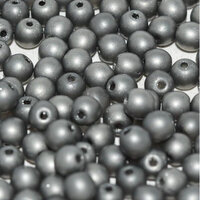 4mm Druk (Round) Bead - Crystal Chrome Full Matted - 00030-27470