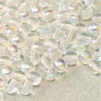 4mm Druk (Round) Bead - Crystal AB - 00030-28701