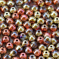 4mm Druk (Round) Bead - Crystal California Gold Rush - 00030-98542
