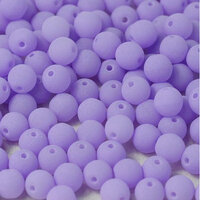 4mm Druk (Round) Bead - Alabaster Soft Violet - 02010-92945