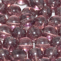 4mm Druk (Round) Bead - Amethyst Shimmer - 20040-14400
