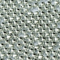 4mm Druk (Round) Bead - Jet Labrador Full - 23980-27000