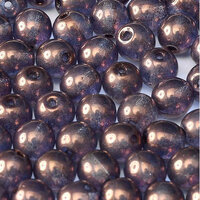 6mm Druk (Round) Bead - Crystal Lila Vega Luster - 00030-15726