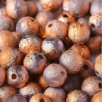 6mm Druk (Round) Bead - Crystal Etched Sunset Full - 00030-27183