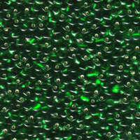 Miyuki 3.4mm Drop Bead - DP-9016 - Silver Lined Green