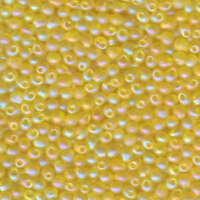 Miyuki 3.4mm Drop Bead - DP-9136FR - Matte Transparent Yellow AB
