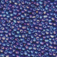 Miyuki 3.4mm Drop Bead - DP-9149FR - Matte Transparent Capri Blue AB