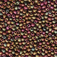 Miyuki 3.4mm Drop Bead - DP-92035 - Matte Metallic Khaki Iris