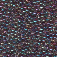 Miyuki 3.4mm Drop Bead - DP-9256 - Transparent Smoky Amethyst AB