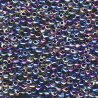 Miyuki 3.4mm Drop Bead - DP-9283 - Noir Lined Crystal AB