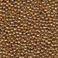 Miyuki 3.4mm Drop Bead - DP-94202 - Duracoat Galvanized Gold