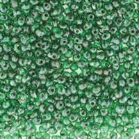 Miyuki 3.4mm Drop Bead - DP-94507 - Transparent Picasso Green