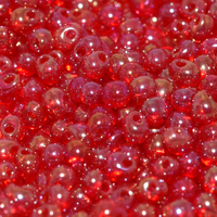 Miyuki 2.8mm Drop Bead - DP28-0254 - Transparent Red AB