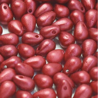 Drop Bead 4mm x 6mm -  Lava Red - DRP-46-01890
