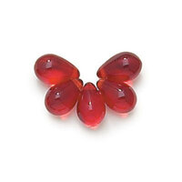 Drop Bead 4mm x 6mm - Siam  - DRP-46-90800