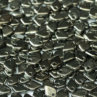 1.5mm x 5mm Dragon Scale Bead - 1 Hole - Crystal Chrome Full - 00030-27400