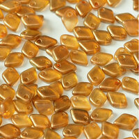 1.5mm x 5mm Dragon Scale Bead - 1 Hole - Crystal GT Sandalwood - 00030-29253