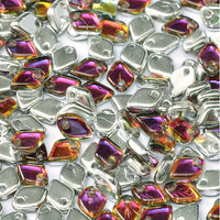 1.5mm x 5mm Dragon Scale Bead - 1 Hole - Crystal Volcano - 00030-29942