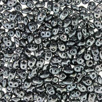 Mini Duo 2mm x 4mm - DU0423980-14400 - Jet Hematite