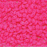 Mini Duo 2mm x 4mm - DU0425123 - Alabaster Neon Pink