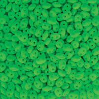 Mini Duo 2mm x 4mm - DU0425124 - Alabaster Neon Green