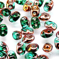 Mini Duo 2mm x 4mm - DU0450720-27101 - Emerald Capri Gold