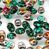 Mini Duo 2mm x 4mm - DU0450720-29500 - Emerald Sliperit
