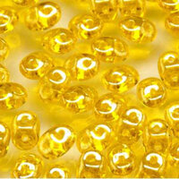 Mini Duo 2mm x 4mm - DU0480020-14400 - Amber Luster