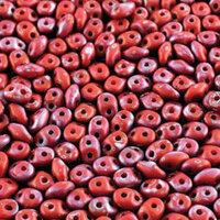 Mini Duo 2mm x 4mm - DU0493200-85001 - Matte Coral Red Nebula