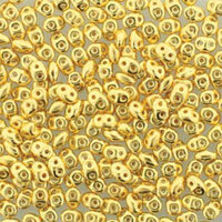 Super Duo 2.5mm x 5mm - DU05-GP - 24Kt Gold Plated