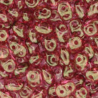 Super Duo 2.5mm x 5mm - DU0500030-14495 - Crystal Red Luster