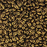 Super Duo 2.5mm x 5mm - DU0500030-90215 - Crystal Gold Bronze