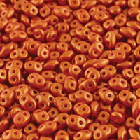 Super Duo 2.5mm x 5mm - DU0502010-24106 - Gold Shine Brick Red