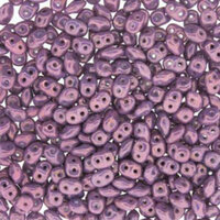 Super Duo 2.5mm x 5mm - DU0503000-15726 - Chalk Lila Vega Luster