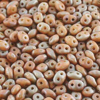 Super Duo 2.5mm x 5mm - DU0513020-85001 - Matte Opaque Ivory Nebula