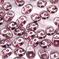 Super Duo 2.5mm x 5mm - DU0520060-14400 - Amethyst White Luster