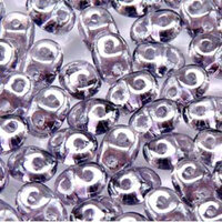 Super Duo 2.5mm x 5mm - DU0520500-14400 - Tanzanite White Luster
