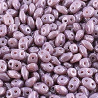 Super Duo 2.5mm x 5mm - DU0521010-14400 - Violet Opal White Luster