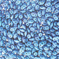 Super Duo 2.5mm x 5mm - DU0523980-24303 - Matte Metalust Crown Blue