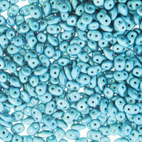 Super Duo 2.5mm x 5mm - DU0523980-24306 - Matte Metalust Turquoise