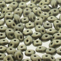 Super Duo 2.5mm x 5mm - DU0523980-79080 - Jet Metallic Suede Gold