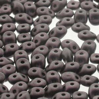 Super Duo 2.5mm x 5mm - DU0523980-79083 - Jet Metallic Suede Dark Brown