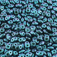Super Duo 2.5mm x 5mm - DU0523980-94109 - Polychrome Dark Capri Blue