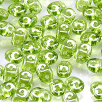 Super Duo 2.5mm x 5mm - DU0550230-14400 - Olivine White Luster