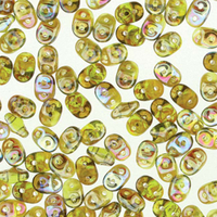 Super Duo 2.5mm x 5mm - DU0550230-98532 - Olivine Brown Rainbow