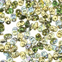 Super Duo 2.5mm x 5mm - DU0550230-98536 - Olivine Golden Rainbow