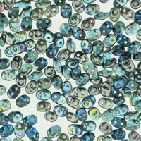 Super Duo 2.5mm x 5mm - DU0560020-98537 - Aqua Graphite Rainbow