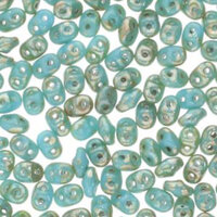 Super Duo 2.5mm x 5mm - DU0563030-43500 - Turquoise Blue Rembrandt