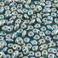 Super Duo 2.5mm x 5mm - DU0563130-15001 - Turquoise Green Nebula
