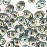 Super Duo 2.5mm x 5mm - DU0563130-15695 - Turquoise Green Senegal Brown Purple